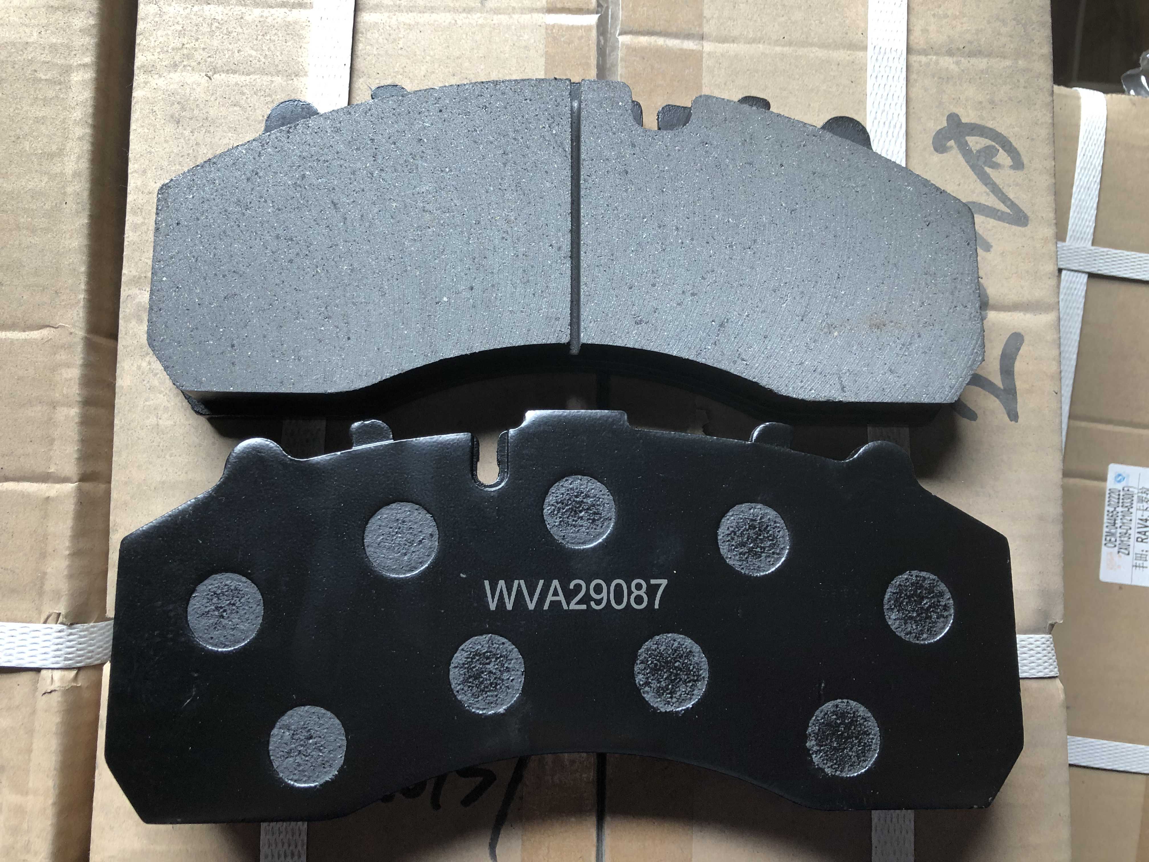 High quality manufacture factory supplier auto spare part disc semi metallic truck part brake pad for Mecedes Benz 29087